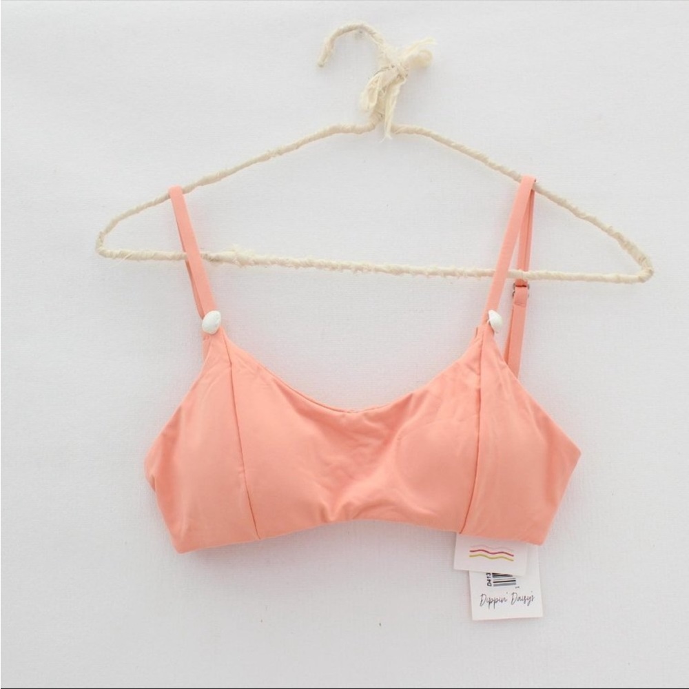 New peach color bikini